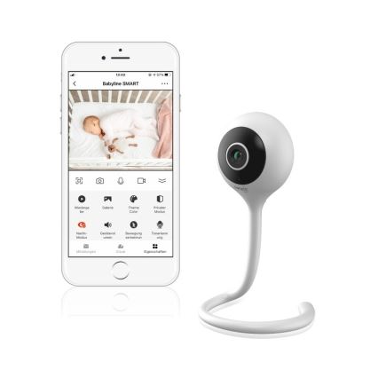 Lionelo - Smart babymonitor BABYLINE SMART Wi‑Fi vit