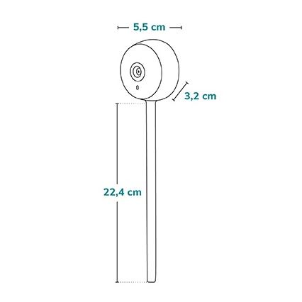 Lionelo - Smart babymonitor BABYLINE SMART Wi‑Fi vit
