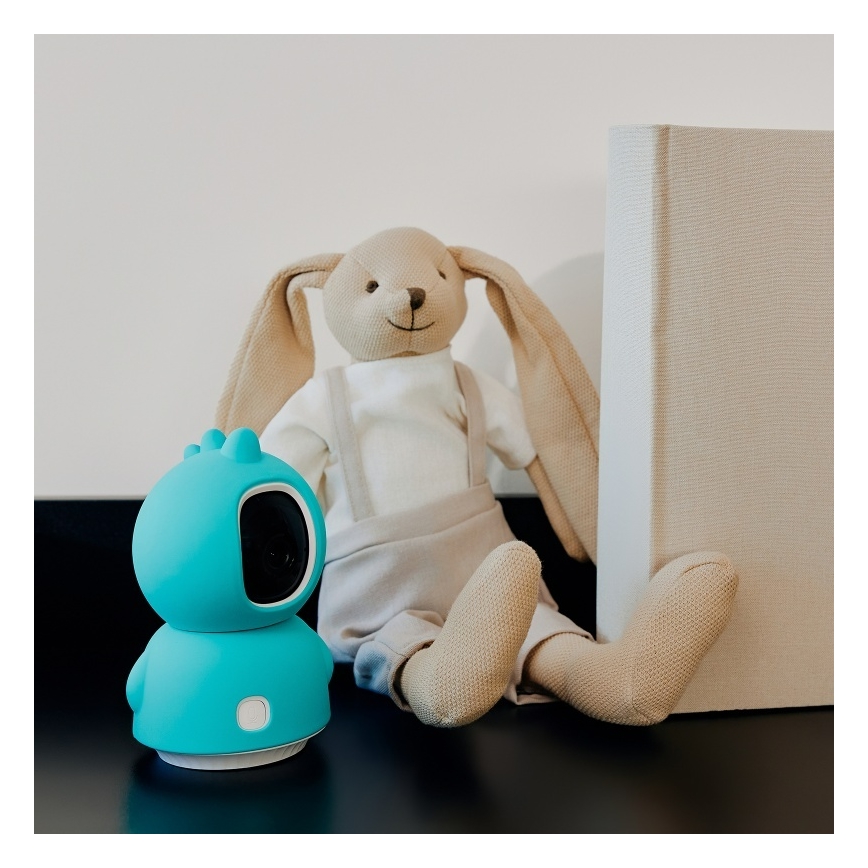 Lionelo - Smart babymonitor BABYLINE VIEW Wi-Fi 5V Vit
