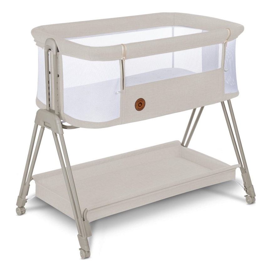 Lionelo - Spjälsäng 2i1 LUNA beige