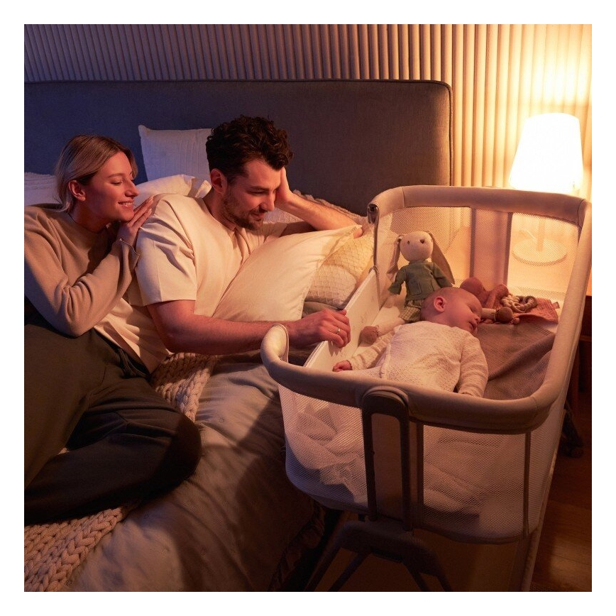 Lionelo - Spjälsäng 2i1 LUNA beige