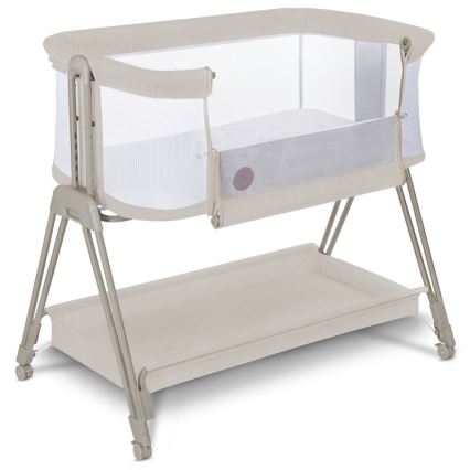 Lionelo - Spjälsäng 2i1 LUNA beige