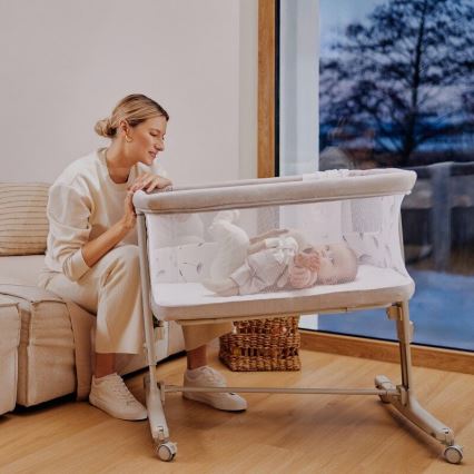 Lionelo - Spjälsäng 3i1 AURORA beige