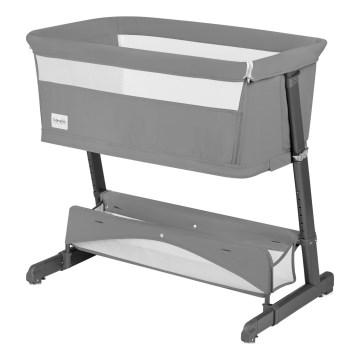 Lionelo - Spjälsäng 5-i-1 THOMI PLUS Grey Concrete