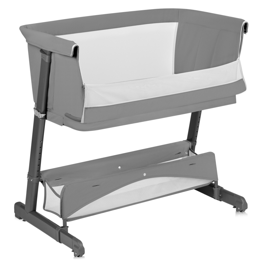 Lionelo - Spjälsäng 5-i-1 THOMI PLUS Grey Concrete