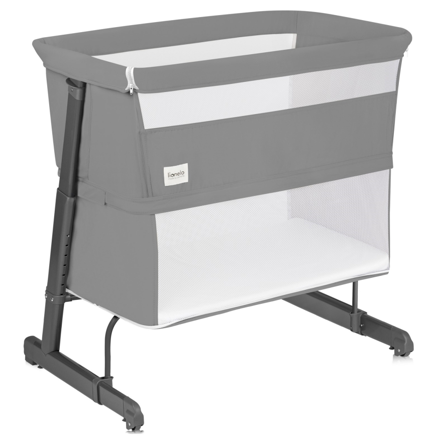 Lionelo - Spjälsäng 5-i-1 THOMI PLUS Grey Concrete