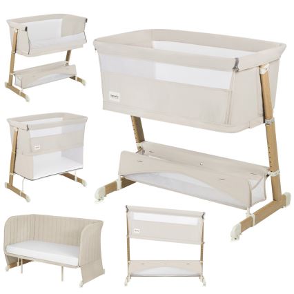 Lionelo - Spjälsäng 5-i-1 THOMI PLUS Sandbeige