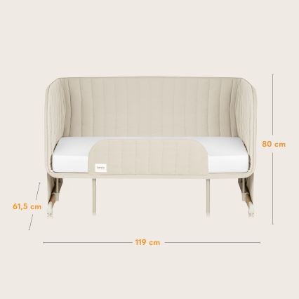 Lionelo - Spjälsäng 5-i-1 THOMI PLUS Sandbeige