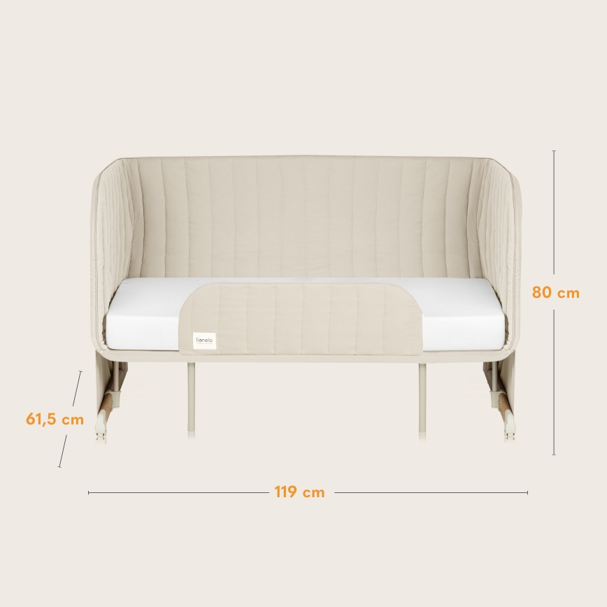 Lionelo - Spjälsäng 5-i-1 THOMI PLUS Sandbeige