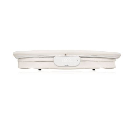 Lionelo - Spjälsäng med inbyggd våg CORAL White