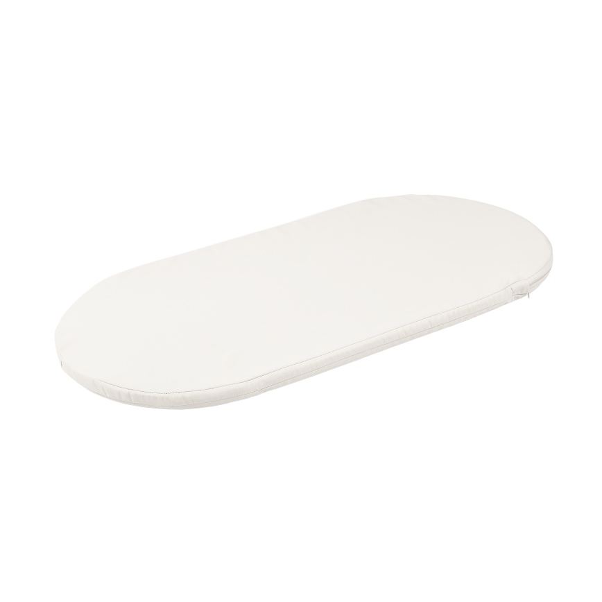 Lionelo - Spjälsäng med inbyggd våg CORAL White