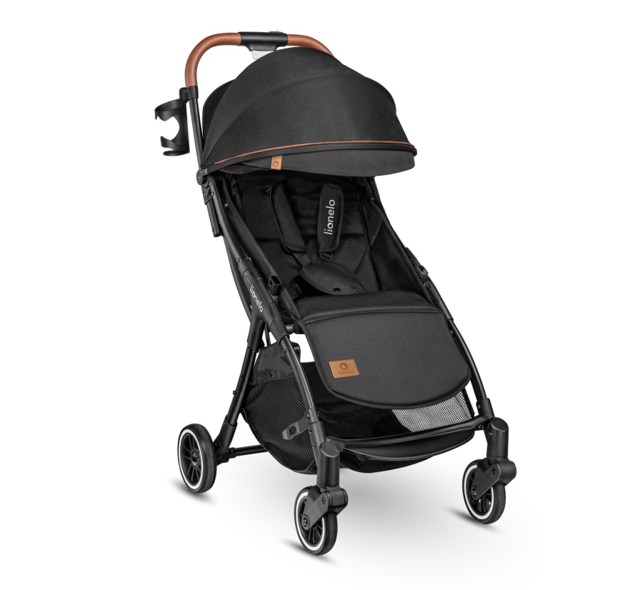 Lionelo - Sportig barnvagn JULIE ONE Svart