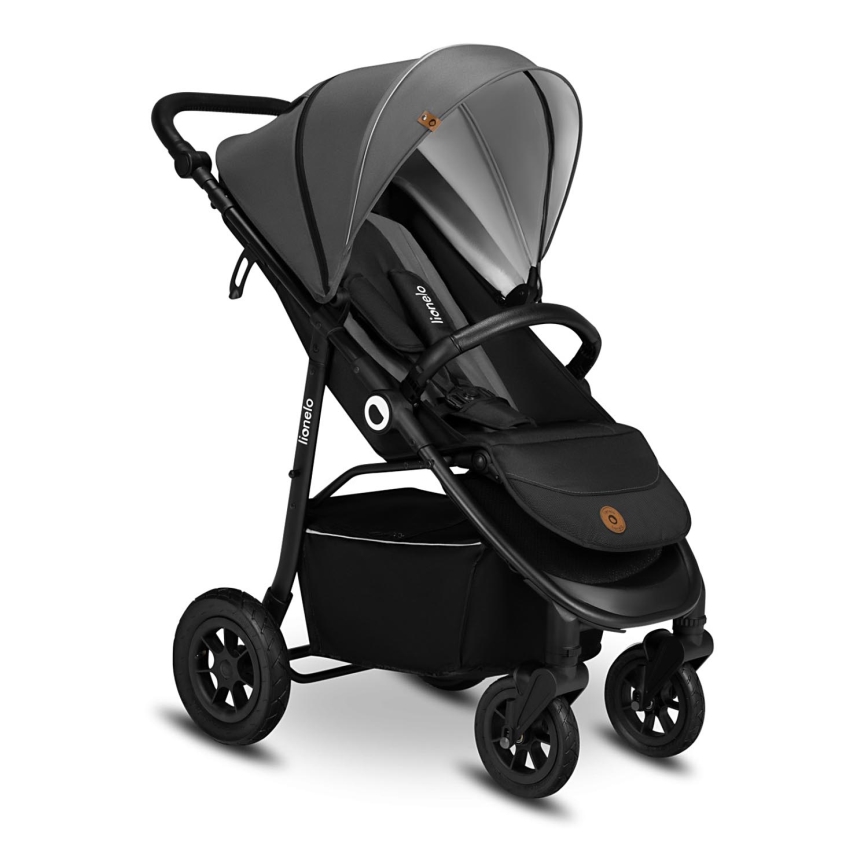 Lionelo - Sportig barnvagn NATT Grey Stone