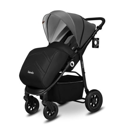 Lionelo - Sportig barnvagn NATT Grey Stone