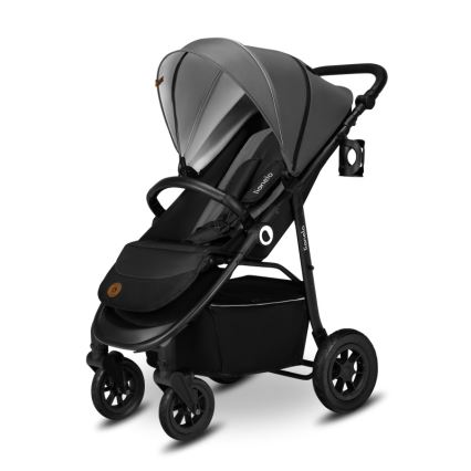 Lionelo - Sportig barnvagn NATT Grey Stone