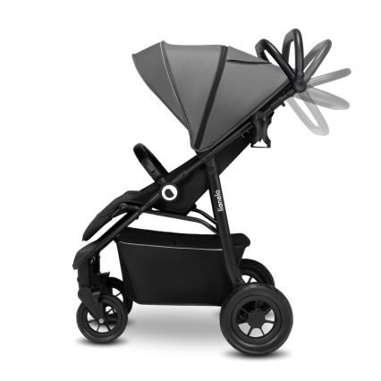 Lionelo - Sportig barnvagn NATT Grey Stone