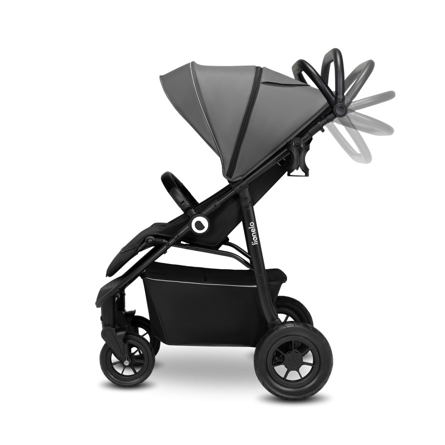 Lionelo - Sportig barnvagn NATT Grey Stone