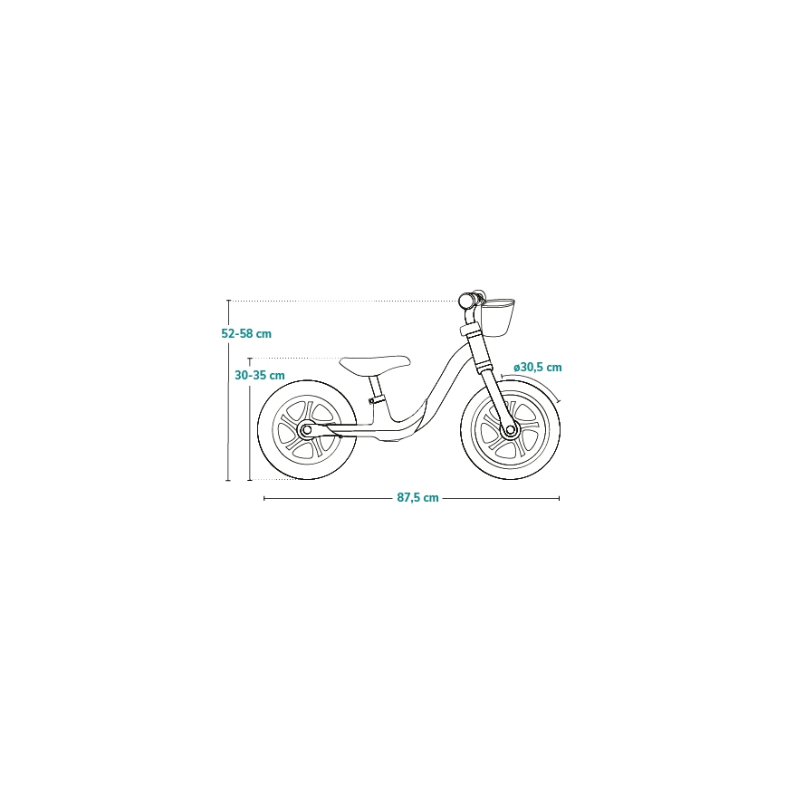 Lionelo - Springcykel ALEX PLUS beige