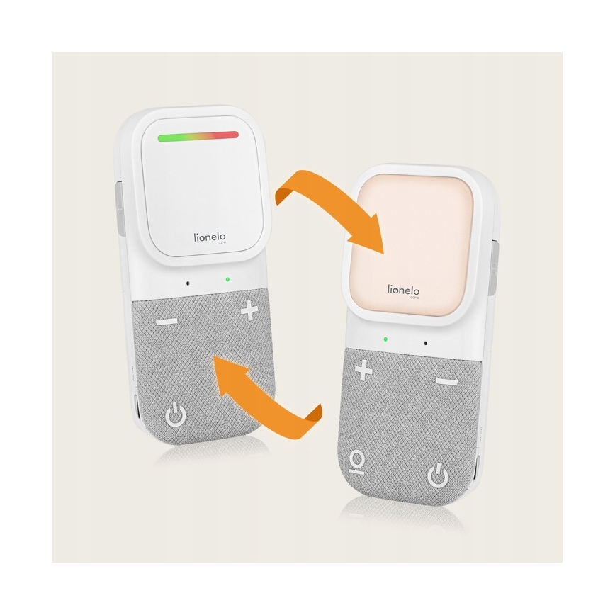 Lionelo - Trådlös uppladdningsbar babymonitor BABYLINE 2.2 5V