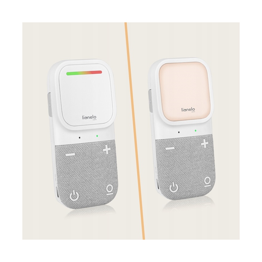 Lionelo - Trådlös uppladdningsbar babymonitor BABYLINE 2.2 5V
