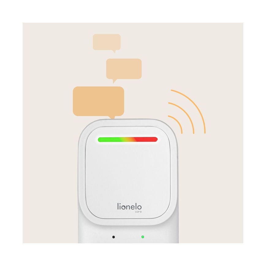 Lionelo - Trådlös uppladdningsbar babymonitor BABYLINE 2.2 5V