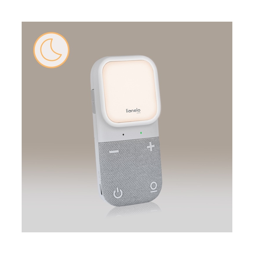 Lionelo - Trådlös uppladdningsbar babymonitor BABYLINE 2.3 5V