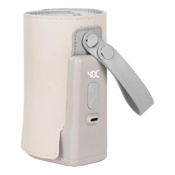Lionelo - Uppladdningsbar flaskvärmare THERMUP GO PLUS 10W/5V beige
