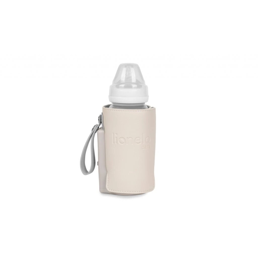 Lionelo - Uppladdningsbar flaskvärmare THERMUP GO PLUS 10W/5V beige