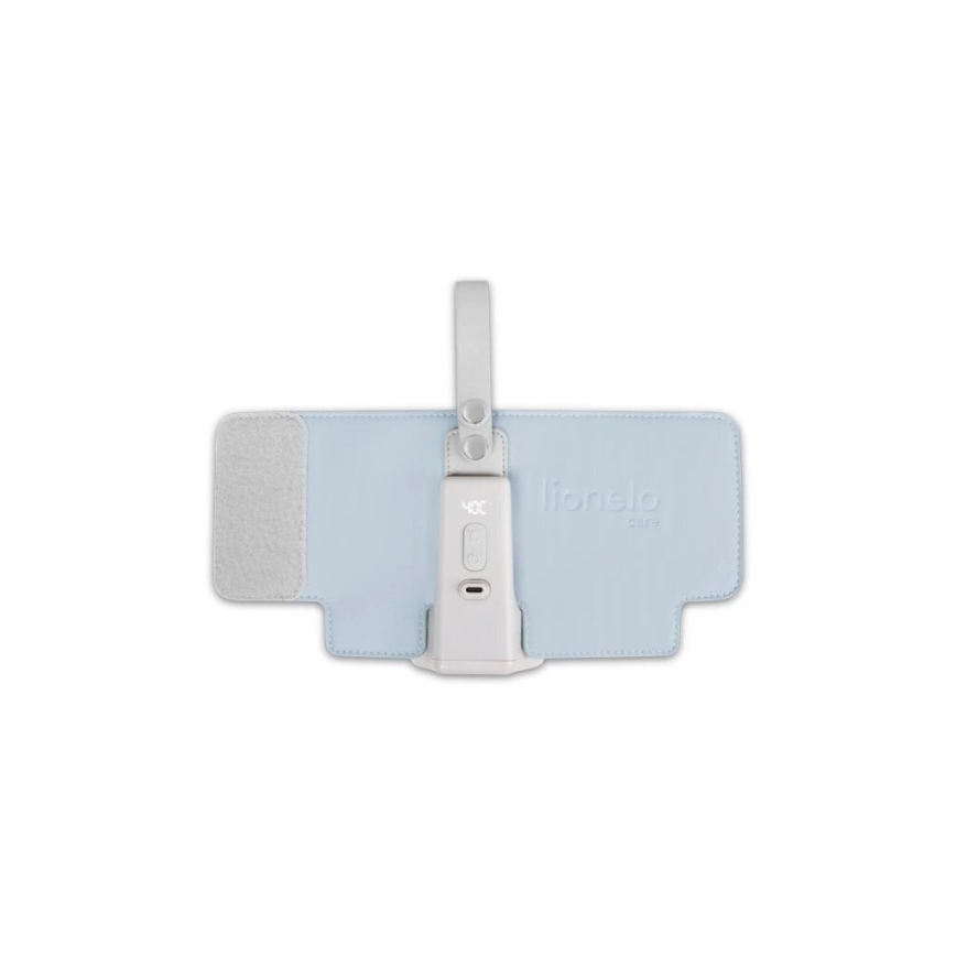 Lionelo - Uppladdningsbar flaskvärmare THERMUP GO PLUS 10W/5V blå/grå