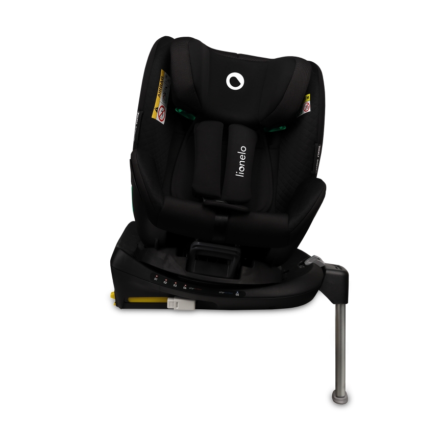 Lionelo - ANTOON PLUS i-Size vridbar bilbarnstol med bas 40-105 cm Svart Onyx