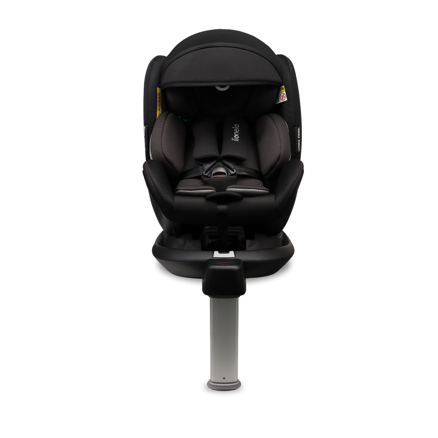 Lionelo - ANTOON PLUS i-Size vridbar bilbarnstol med bas 40-105 cm Svart Onyx