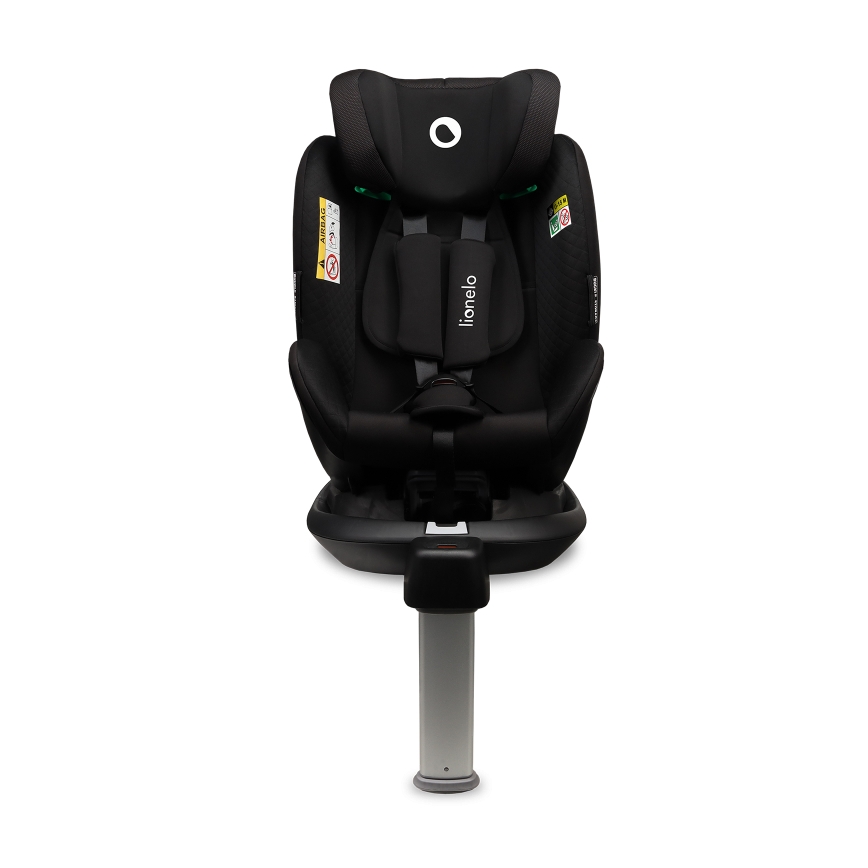Lionelo - ANTOON PLUS i-Size vridbar bilbarnstol med bas 40-105 cm Svart Onyx