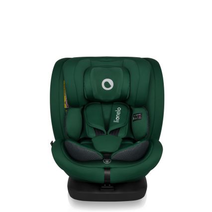 Lionelo - Vridbar bilbarnstol med bas BASTIAAN i-Size 40-150 cm Green Forest