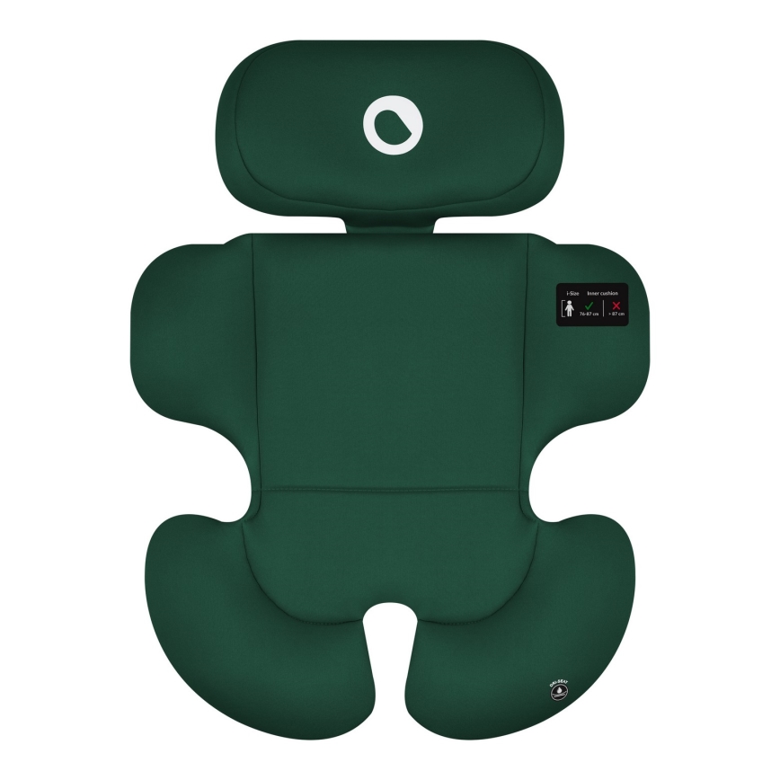 Lionelo - Vridbar bilbarnstol med bas BASTIAAN i-Size 40-150 cm Green Forest