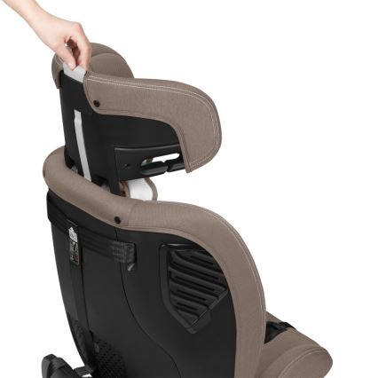 Lionelo - Bilbarnstol med roterbar bas BASTIAAN ONE i-Size 40-150 cm Beige Sand