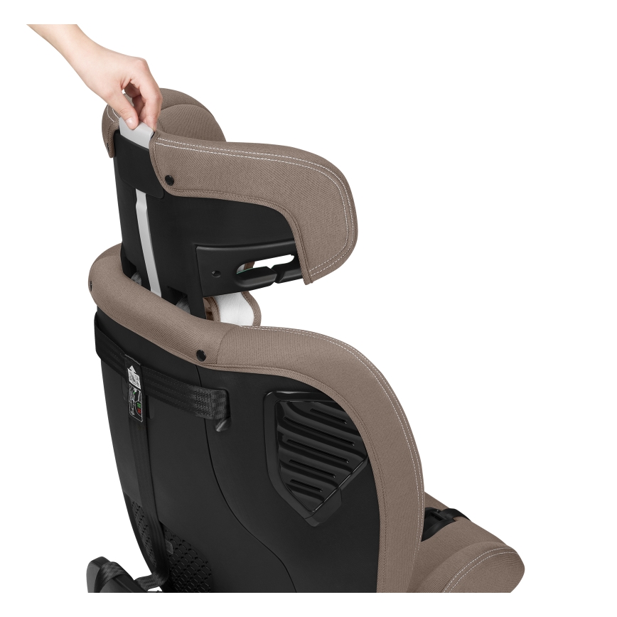 Lionelo - Bilbarnstol med roterbar bas BASTIAAN ONE i-Size 40-150 cm Beige Sand