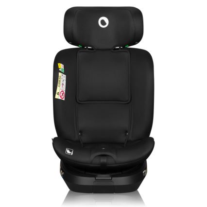 Lionelo - Vridbar bilbarnstol med bas BRAVE i-Size 40-150 cm Black Carbon