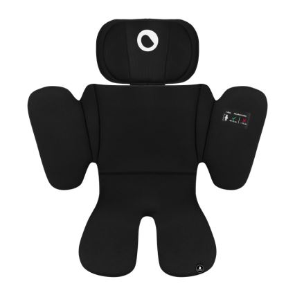 Lionelo - Vridbar bilbarnstol med bas BRAVE i-Size 40-150 cm Black Carbon