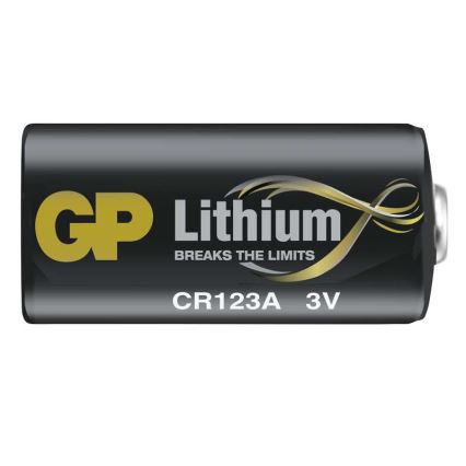 Lithium Batterier CR123A GP LITHIUM 3V/1400 mAh