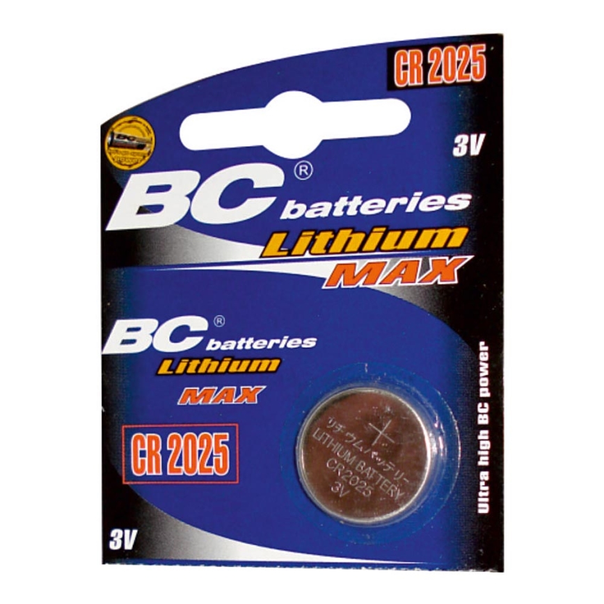 Lithium knappar cell Batteri CR2025 3V