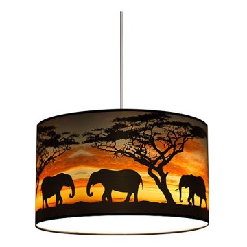 Ljuskrona AFRICA 1xE27/60W/230V