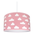 Ljuskrona Barn CLOUDS rosa 1×E27/60W/230V