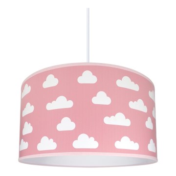 Ljuskrona Barn CLOUDS rosa 1×E27/60W/230V