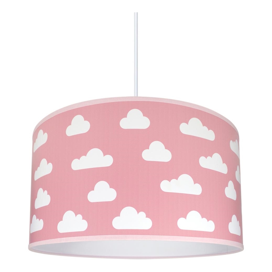 Ljuskrona Barn CLOUDS rosa 1×E27/60W/230V