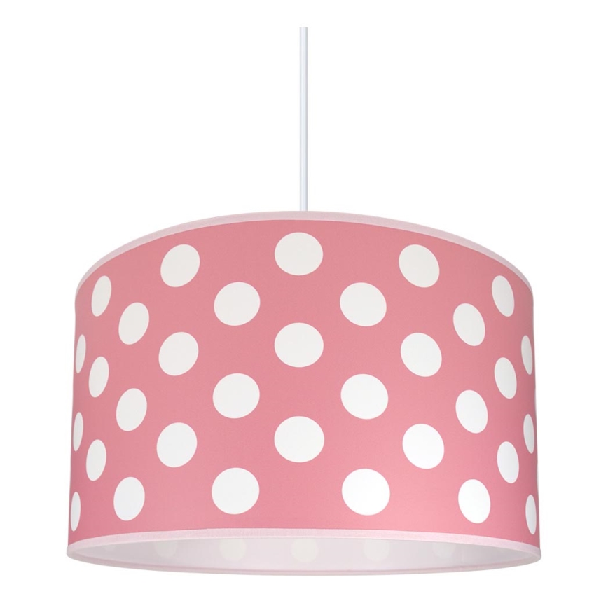Ljuskrona Barn DOTS rosa 1×E27/60W/230V