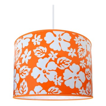 Ljuskrona Barn FLOWERS 1xE27/60W/230V orange