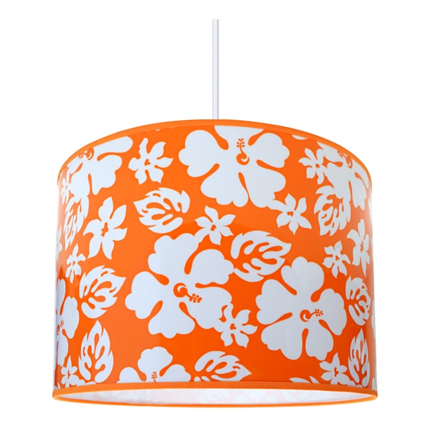 Ljuskrona Barn FLOWERS 1xE27/60W/230V orange