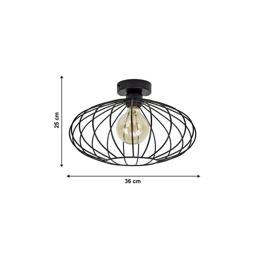 Ljuskrona EARTH L 1xE27/60W/230V