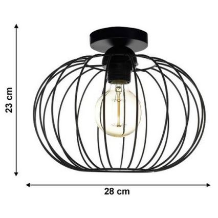 Ljuskrona EARTH L 1xE27/60W/230V