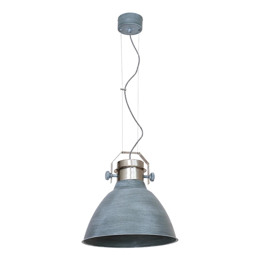 Ljuskrona EDGAR 1 1xE27/60W betong nickel